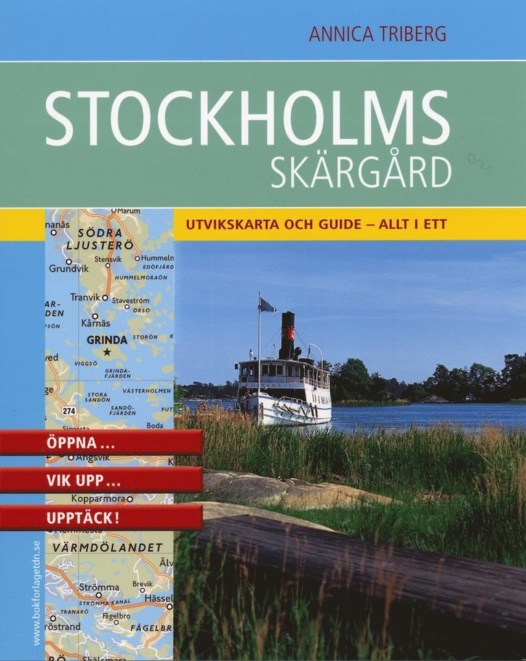 Annica Triberg - Stockholms skärgård : praktisk kartguide i fickformat, Inbunden
