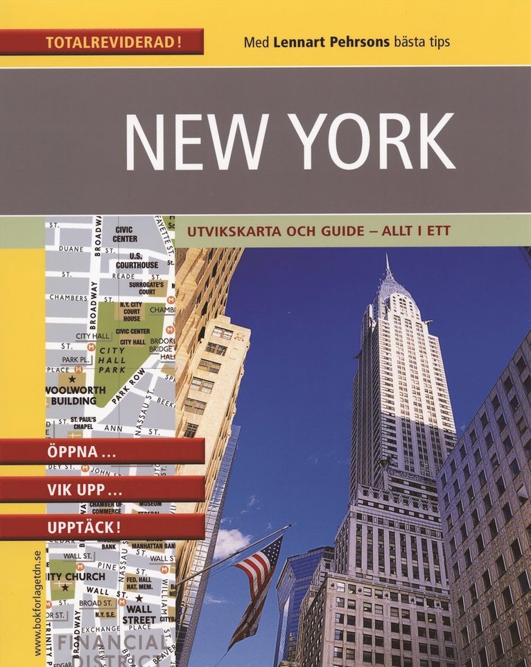 New York : praktisk kartguide i fickformat, Inbunden