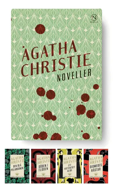 Agatha Christie - Presentask med fyra noveller av Agatha Christie, Häftad