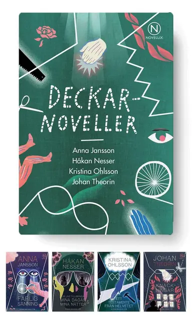 Anna Jansson, Håkan Nesser, Kristina Ohlsson, Johan Theorin - Fyra deckarnoveller, Häftad