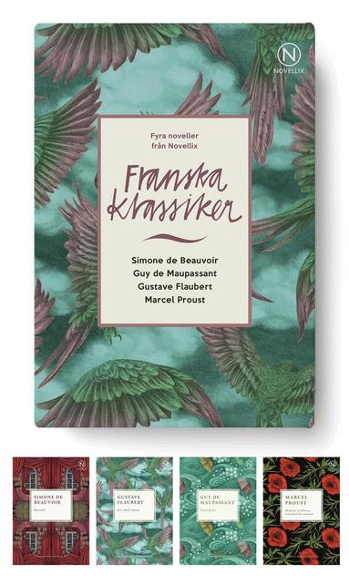 Guy de Maupassant, Simone de Beauvoir, Marcel Proust, Gustave Flaubert - Fyra franska klassiker, Häftad