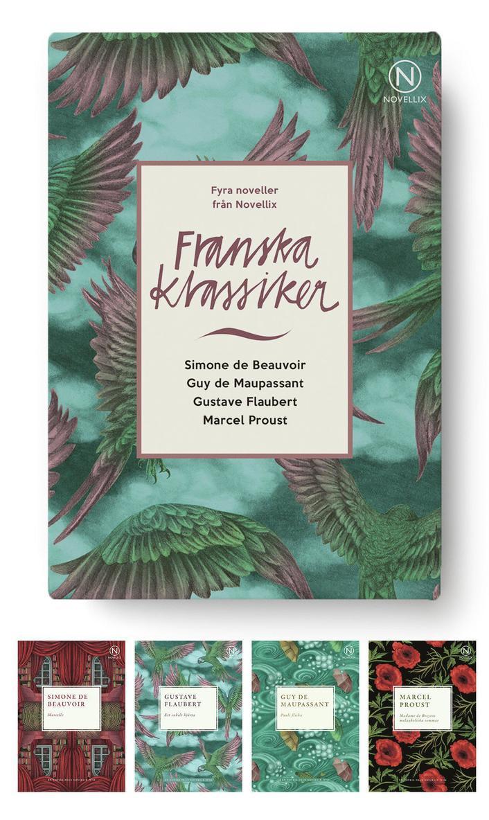 Guy de Maupassant, Simone de Beauvoir, Marcel Proust, Gustave Flaubert - Fyra franska klassiker, Häftad
