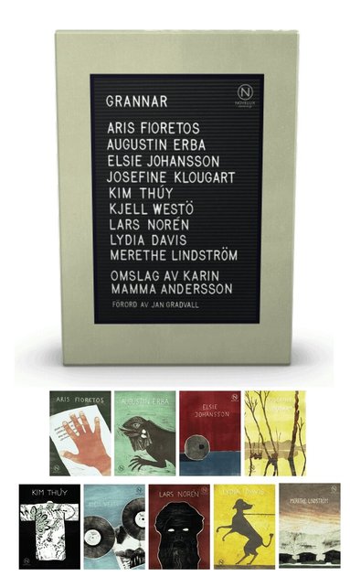 Elsie Johansson, Lars Norén, Kim Thúy, Lydia Davis, Aris Fioretos, Kjell Westö, Josefine Klougart, Merethe Lindström, Augustin Erba - Grannar Box med nio noveller, Häftad