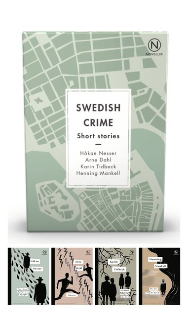 bokomslag Box with four Swedish Crime Stories