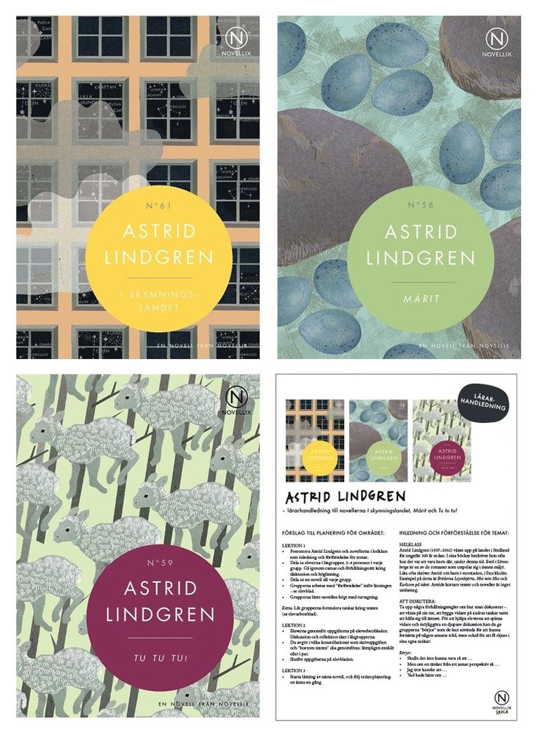 Astrid Lindgren - Tema Astrid Lindgren - paket med 24 böcker, Häftad
