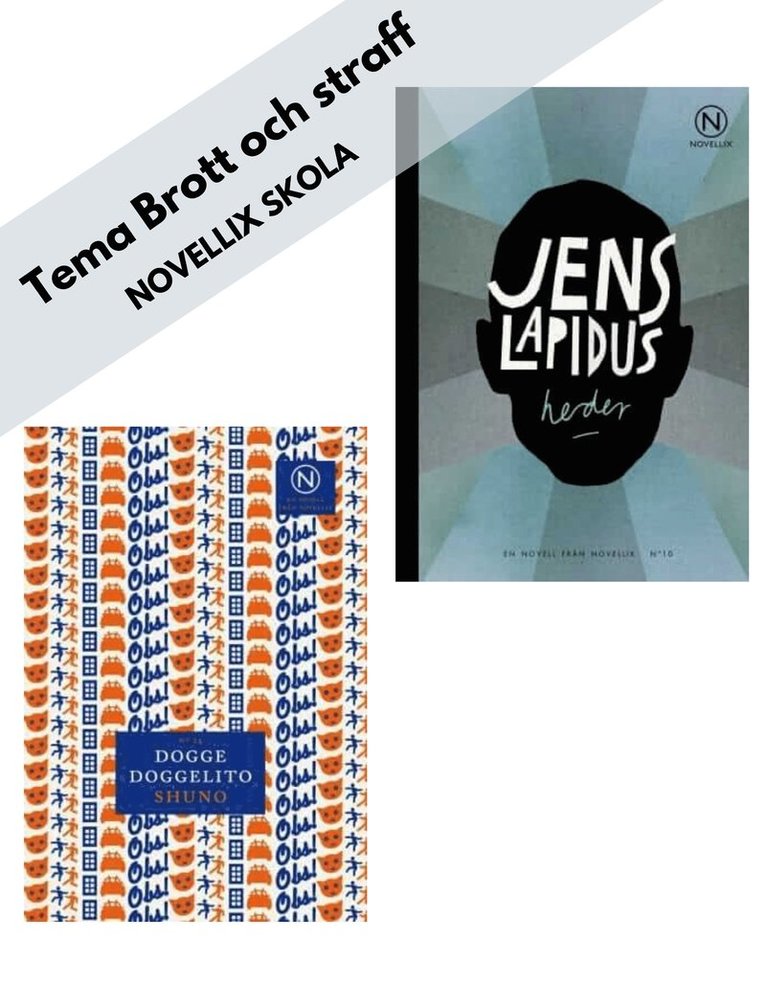 Dogge Doggelito, Jens Lapidus - Tema Brott och straff - paket med 24 böcker, Häftad