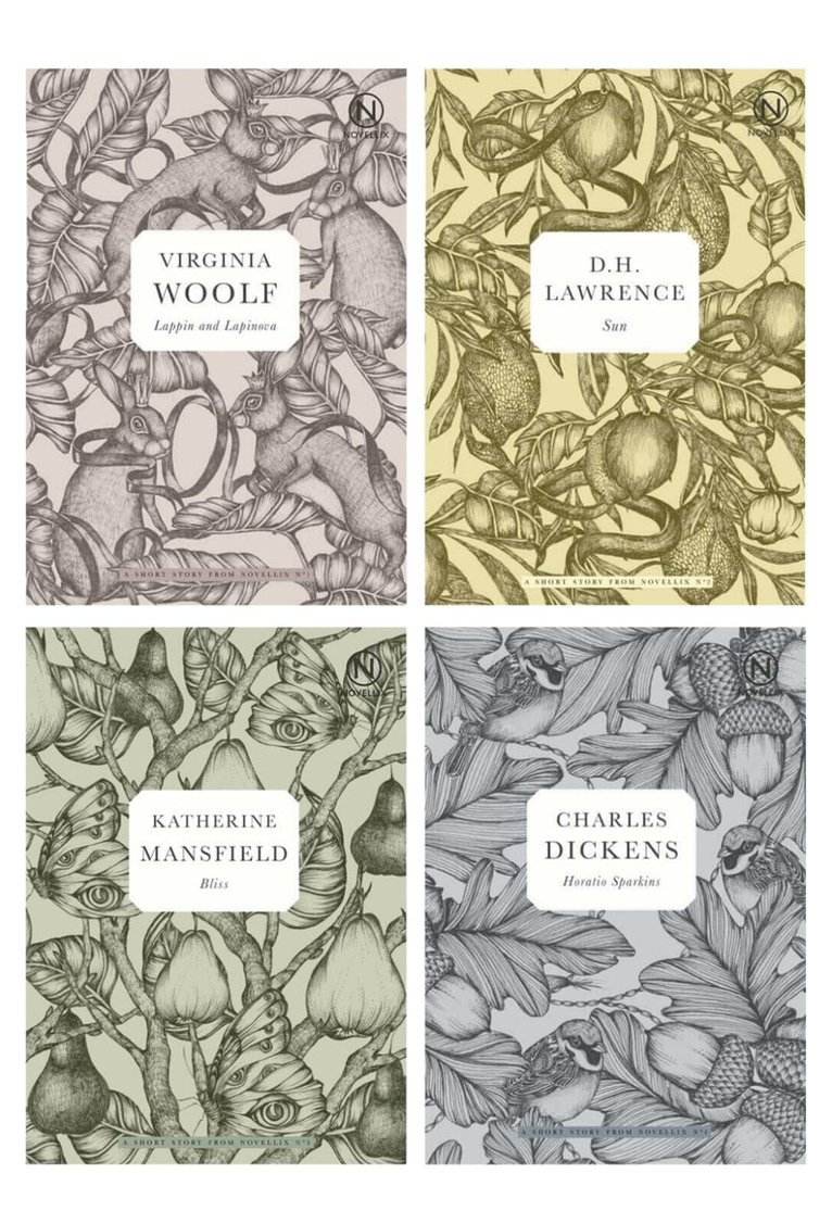 Charles Dickens, D.H. Lawrence, Katherine Mansfield, Virginia Woolf - British Classics - paket med 24 noveller på engelska, Häftad