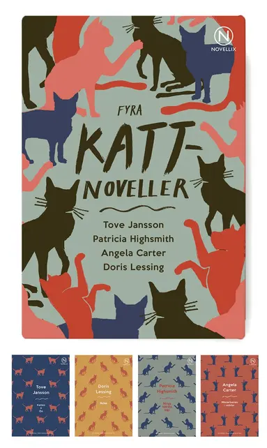 Angela Carter, Patricia Highsmith, Tove Jansson, Doris Lessing - Fyra kattnoveller, Häftad
