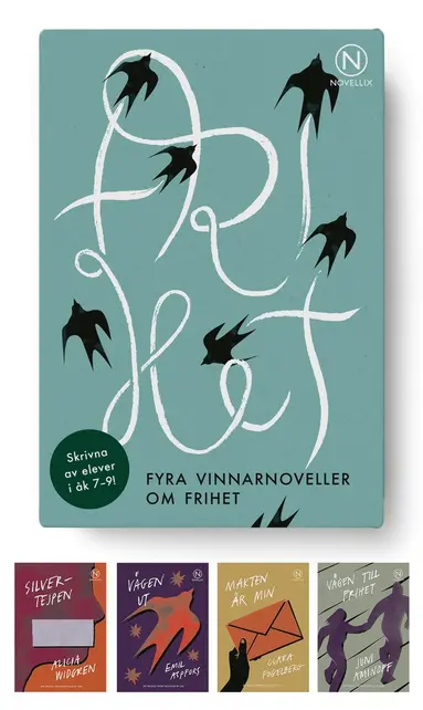 Alicia Widgren, Emil Aspfors, Clara Fogelberg, Juni Aminoff - Frihet - fyra vinnarnoveller, Häftad
