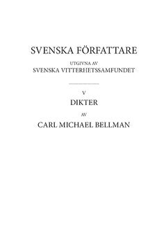 bokomslag Dikter 4 : Handskriftsstudier till Fredmans epistlar. D 1