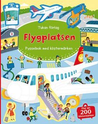 bokomslag Flygplatsen : pysselbok med klistermärken