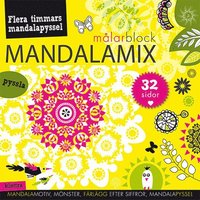 bokomslag Mandalamix : målarblock (gul)