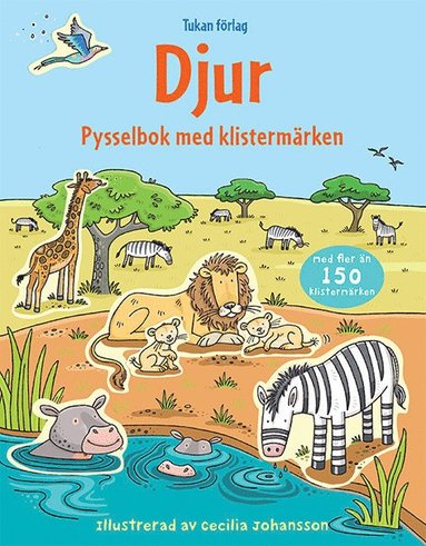 bokomslag Djur : pysselbok med klistermärken