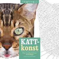 bokomslag Kattkonst : över 60 olika kattraser att färglägga