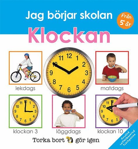 Jag börjar skolan: klockan, Häftad
