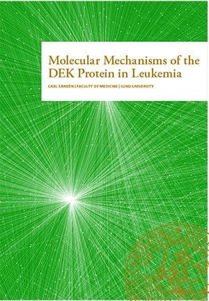 Molecular mechanisms of the DEK protein in leukemia 1