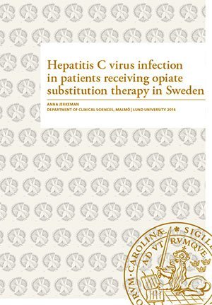 bokomslag Hepatitis C virus infection in patients receiving opiate substitution therapy in Sweden