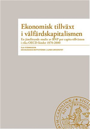 bokomslag Ekonomisk tillväxt i välfärdskapitalismen