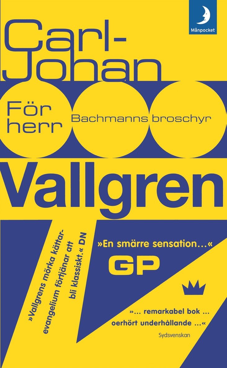 Carl-Johan Vallgren - För herr Bachmanns broschyr, Pocket
