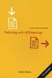 Jan Melander, Joel Samuelsson - Tolkning och tillämpning, Häftad
