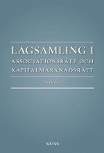 bokomslag Lagsamling i associationsrätt och kapitalmarknadsrätt