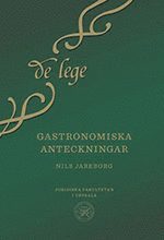 Nils Jareborg - Gastronomiska anteckningar, Inbunden