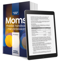 bokomslag Moms : praktisk handbok i mervärdesskatt