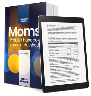 bokomslag Moms : praktisk handbok i mervärdesskatt