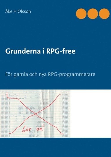 bokomslag Grunderna i RPG-free : för gamla och nya RPG-programmerare