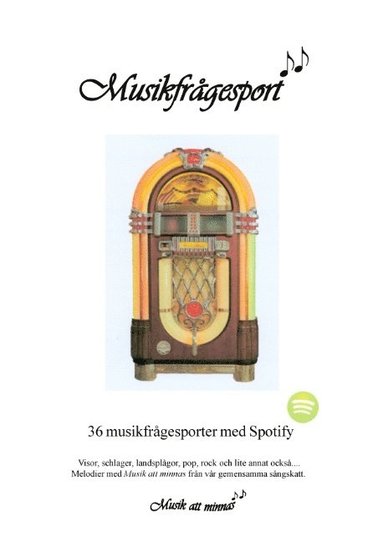 bokomslag Musikfrågesport : 36 musikfrågesporter med Spotify