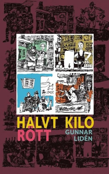 bokomslag Halvt kilo rött: Teckningar och dikter från Grekland 2015-2016