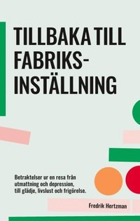 bokomslag Tillbaka till fabriksinställning : betraktelser ur en resa från utmattning