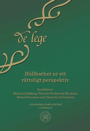 bokomslag Hållbarhet ur ett rättsligt perspektiv