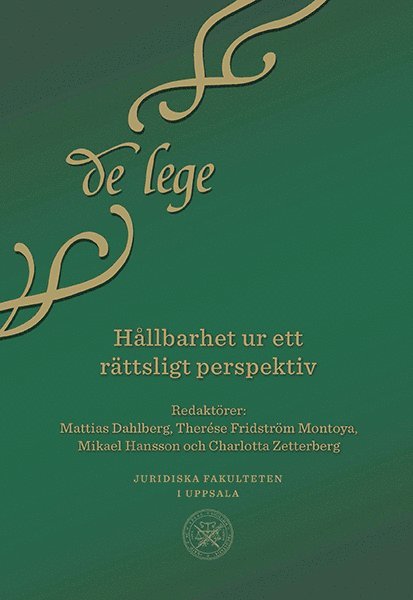 Hållbarhet ur ett rättsligt perspektiv 1