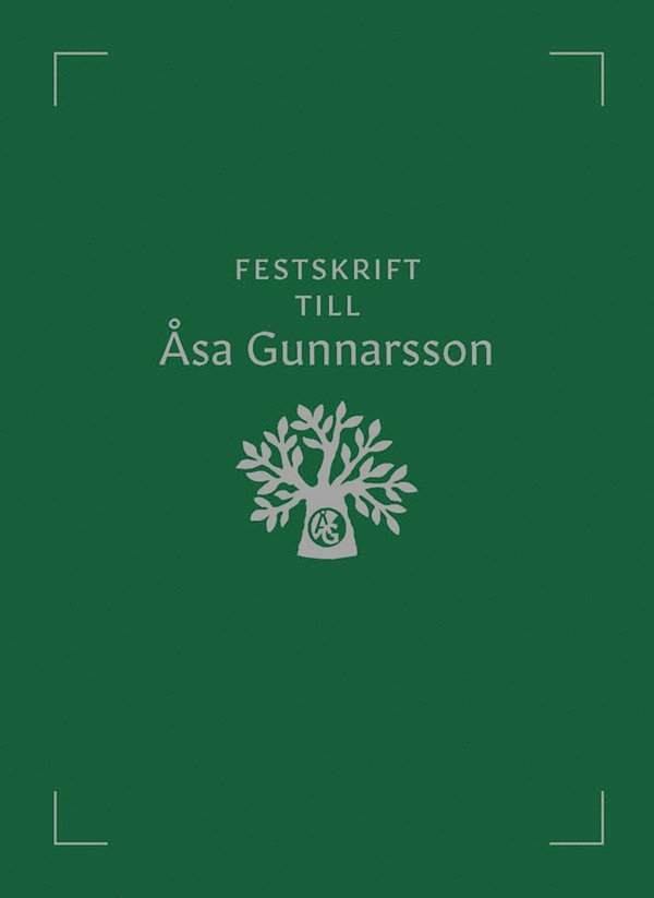 Festskrift till Åsa Gunnarsson 1