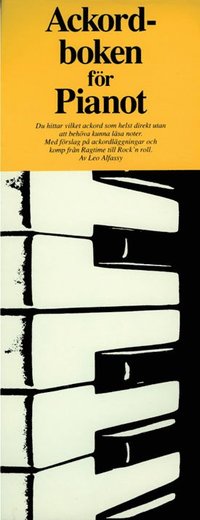 bokomslag Ackordboken för pianot
