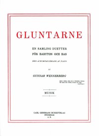 bokomslag Gluntarne, sång och piano