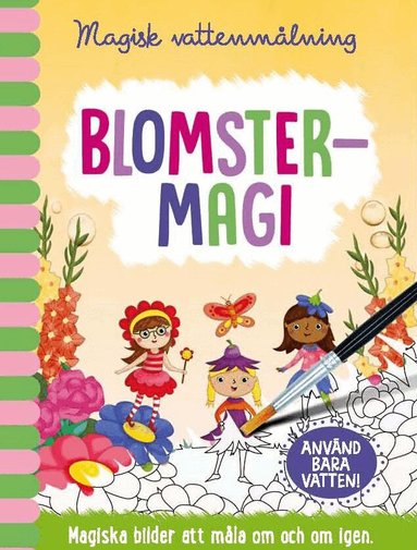 Magisk vattenmålning. Blomstermagi, Kartonnage