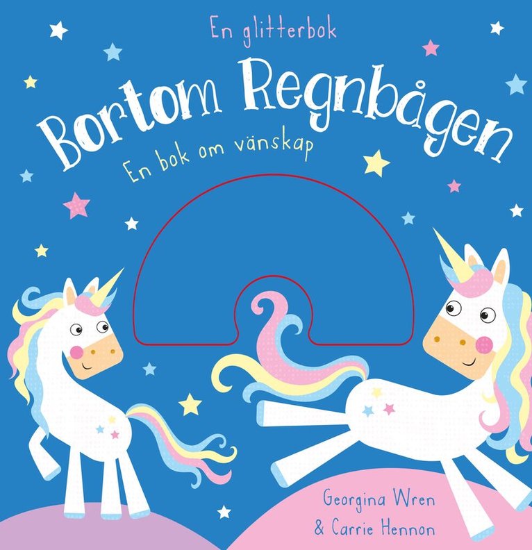 En glitterbok - Bortom regnbågen, Kartonnage