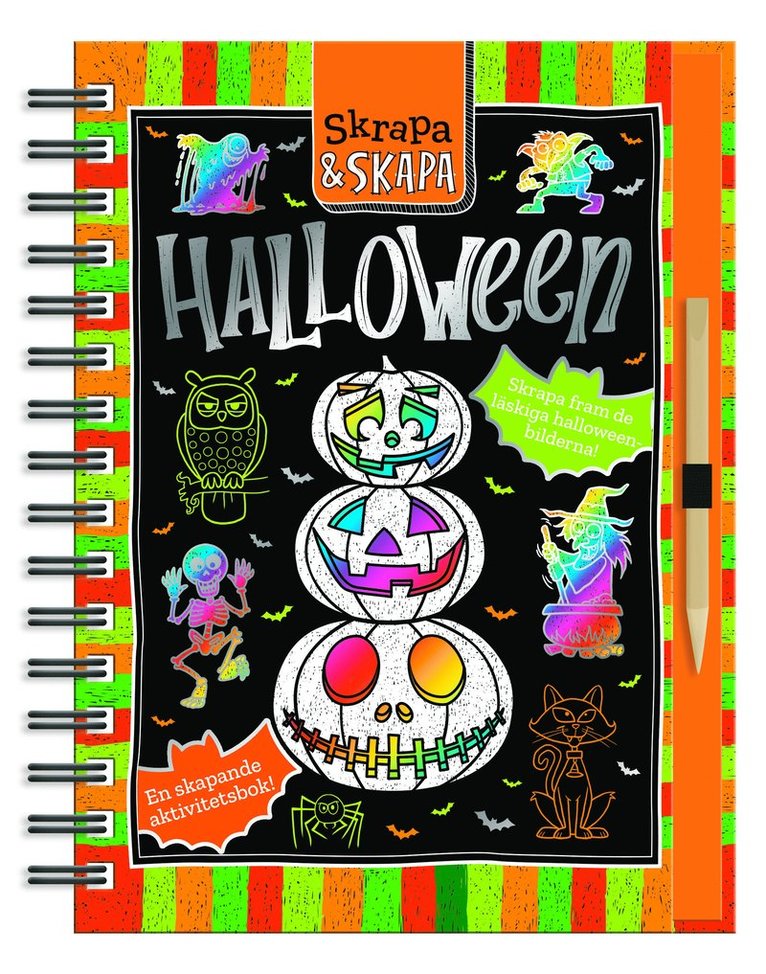 Skrapa och skapa. Halloween