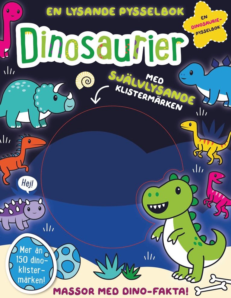 En lysande pysselbok Dinosaurier 1