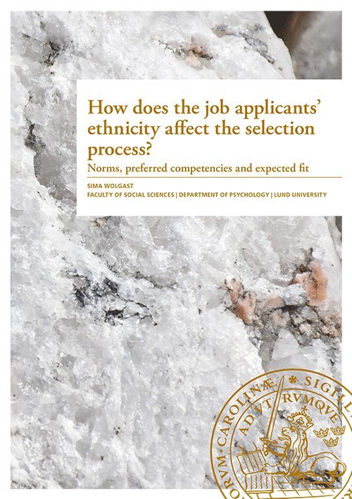 How does the job applicants' ethnicity affect the selection process? 1