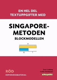 bokomslag En hel del textuppgifter med Singaporemetoden : blockmodellen. Röd kopieringsmaterial