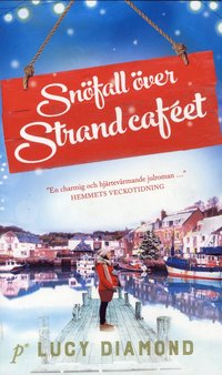 bokomslag Snöfall över Strandcaféet