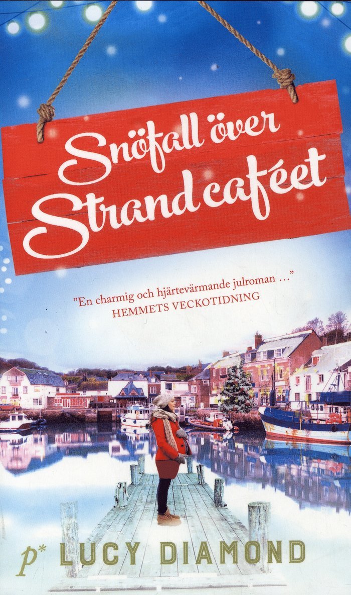 Snöfall över Strandcaféet 1