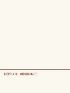 Eksistentiel  nødvendighed