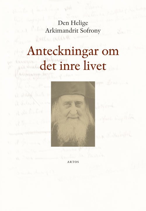arkimandrit Sofrony - Anteckningar om det inre livet, Häftad