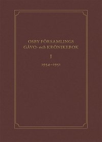 bokomslag Osby församlings gåvo- och krönikebok. Volym 1, 1934-1951