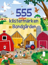 bokomslag 555 roliga klistermärken - bondgården