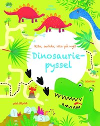 bokomslag Dinosauriepyssel : rita, sudda, rita på nytt